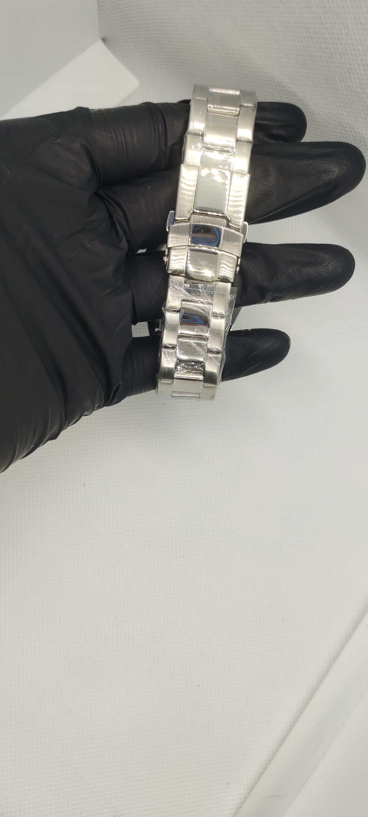 Rolex Silver with Green Dial