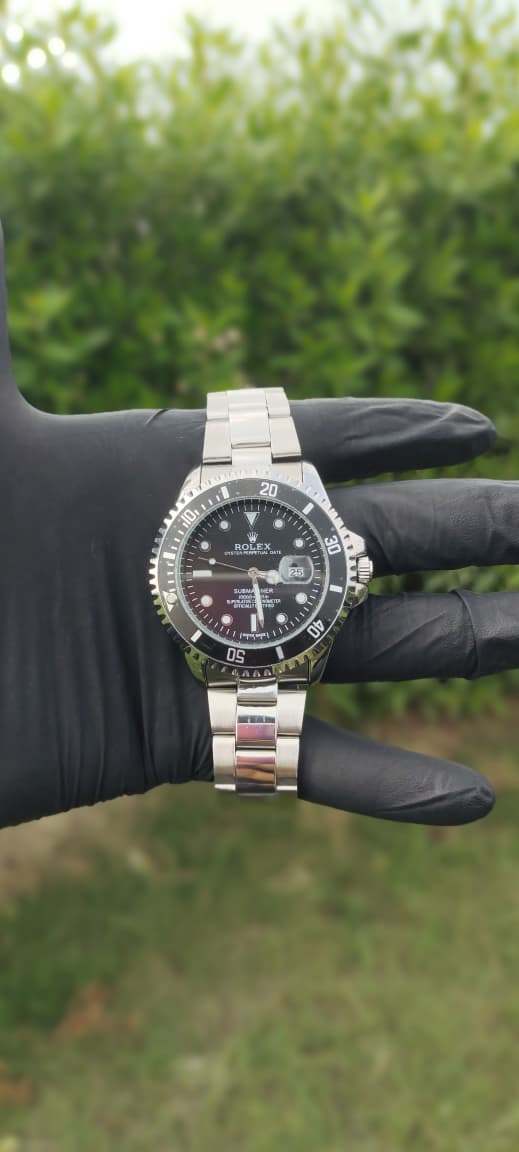 Rolex Silver with Rotating Dial